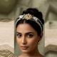 Handcrafted Kundan Plastic Hairband